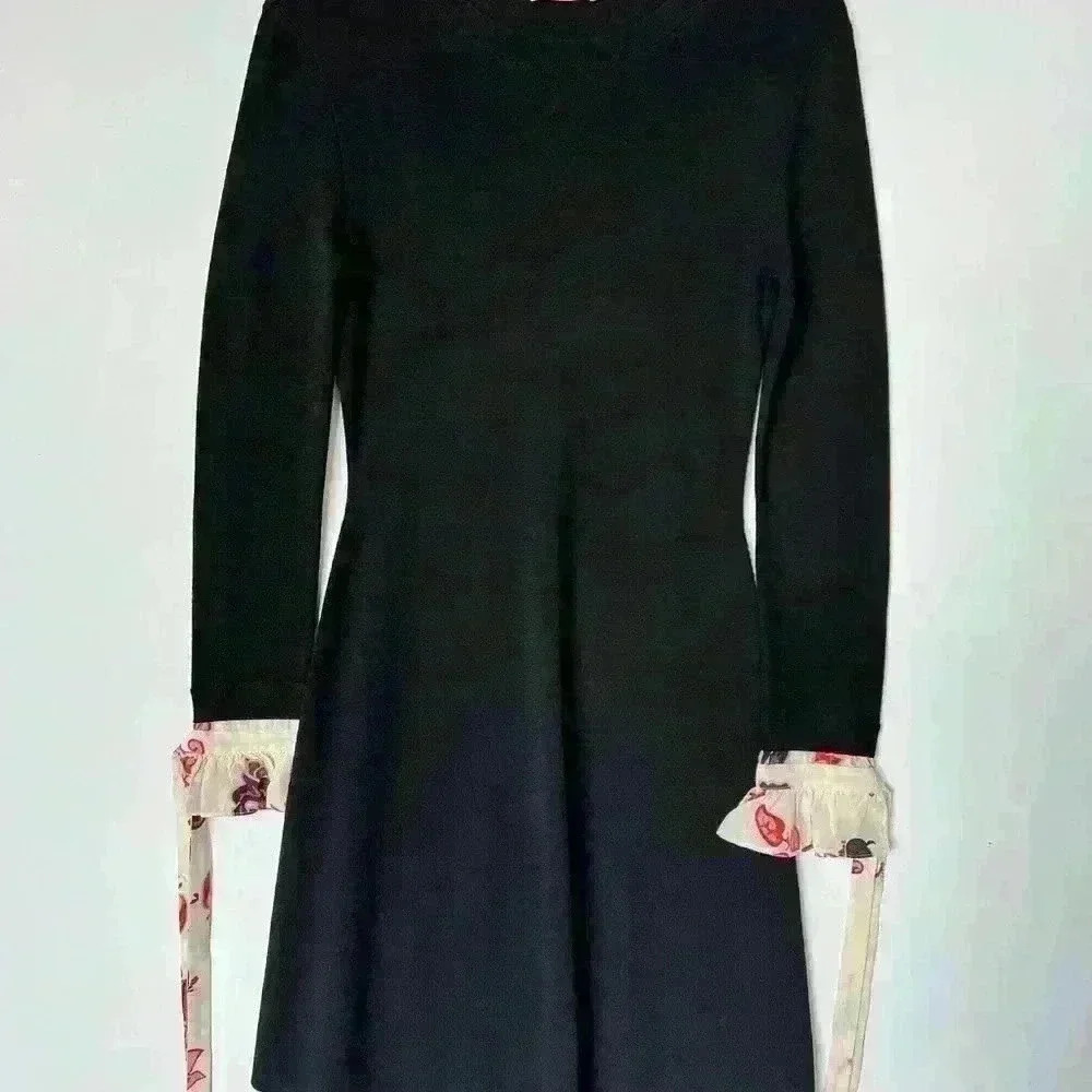 NEW! Tory Burch 100% Merino Wool Silk Dress - Picture 3 of 8